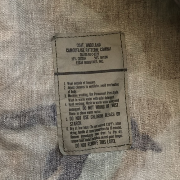 Vintage Military Woodland Combat Camo Coat - Picture 8 of 8